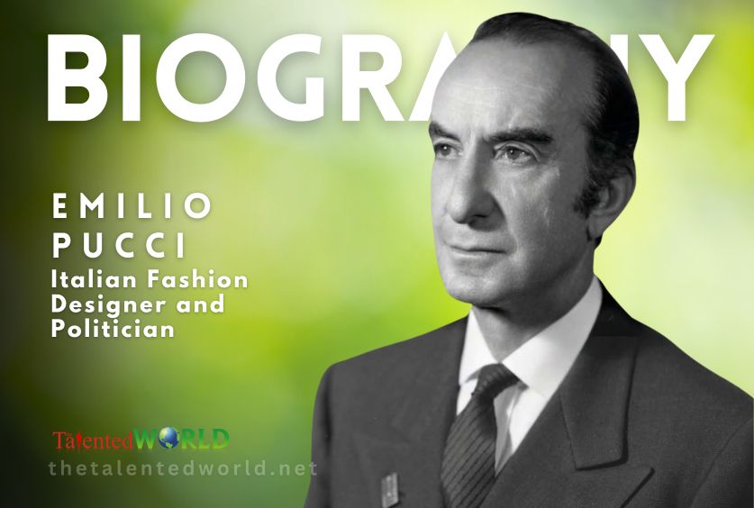 Emilio Pucci Biography
