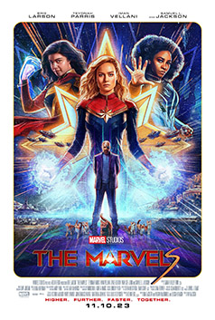 the marvels movie poster and release date