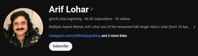 Arif-Lohar-Biography-Youtube-Channel-Songs-and-Albums