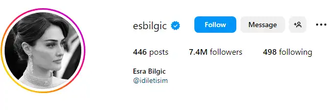 Esra Bilgic Biography instagram and success